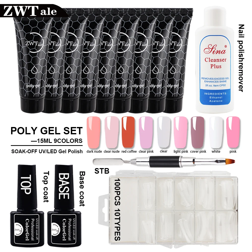 V Love новый акриловый гель настоящий полигель впитывающий УФ светодиодный Прочный