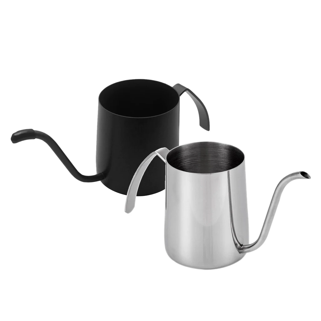 

Stainless Steel Coffee Drip Pot Teapot Gooseneck Jug Kettle Kitchen Office