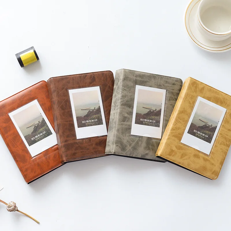 64 Pockets Polaroid Photo Album Mini Instant Picture Case Storage For Fujifilm Instax Film 8 Korea Fotografia|Фотоальбомы| |