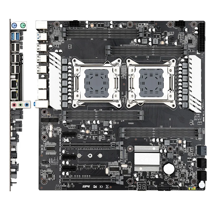X79-S8 двойная материнская плата LGA2011 E-ATX USB3.0 SATA3.0 M.2 NVME SSD 256 ГБ DDR3 оперативная память