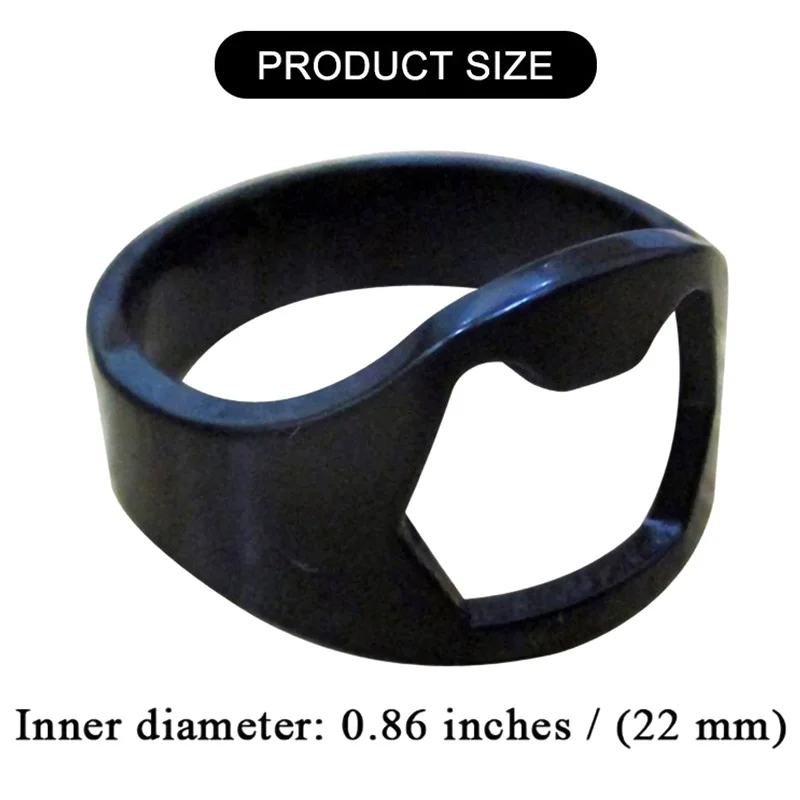 4pcs 22mm Mini Bottle Opener Multi-function Stainless Steel Finger Ring Ring-shape Beer Cap Opening Remover Kitchen Bar | Дом и сад