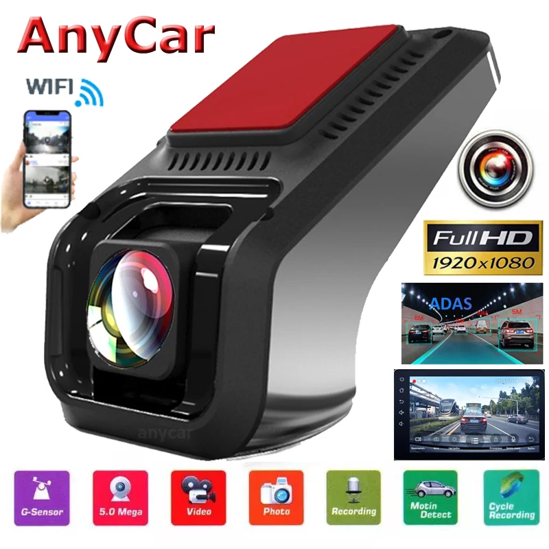 Car DVR  Dash Cam 1080P Wifi Dvr Dash Camera ADAS Dashcam android dvr Car recorder dash cam Night Version 1080P Auto Recorder