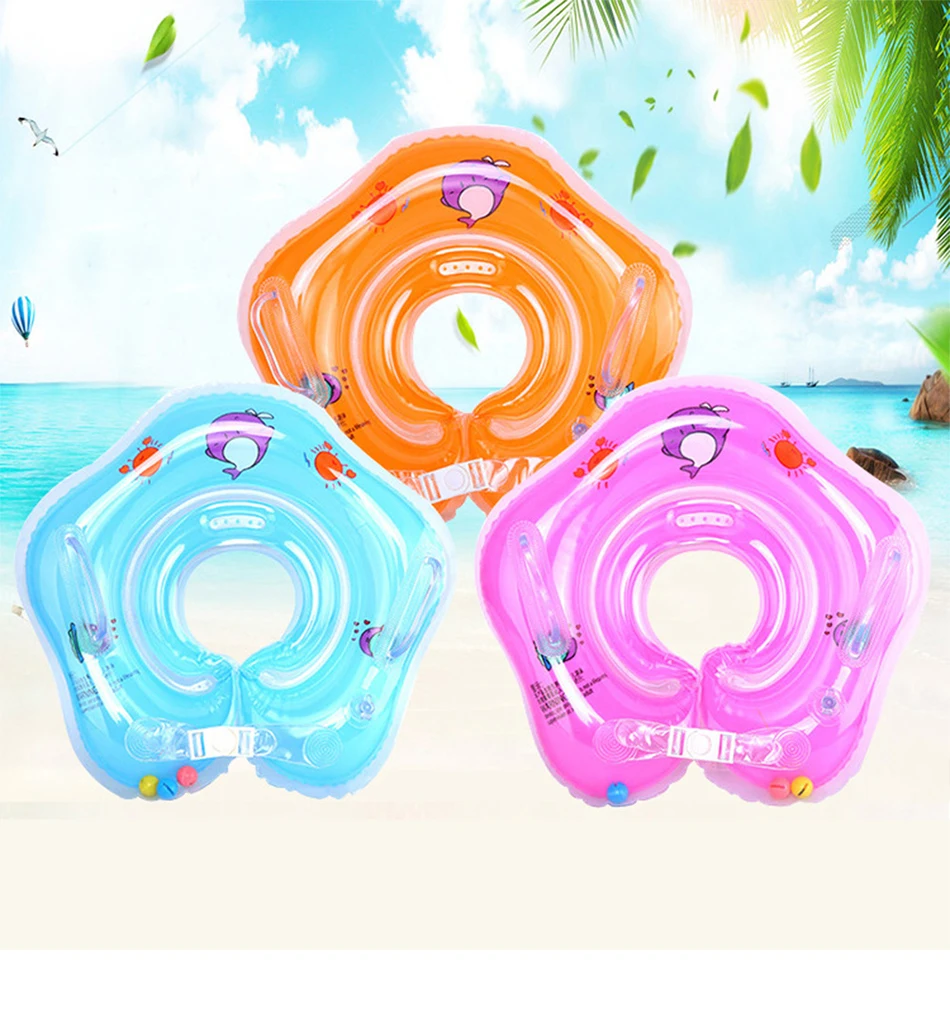 

Baby neck round float, swimming pool inflatable accessories, inflatable wheel, swimming ring