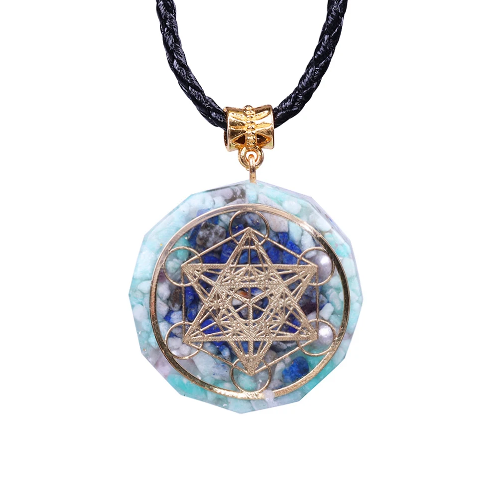 

Женское Ожерелье с кулоном Orgonite Energy Crystal из квантовой смолы