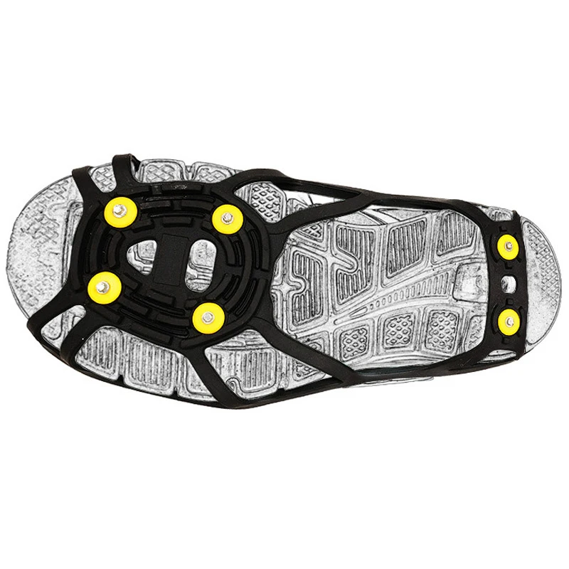 Новинка 6 Зубцов Нескользящие ледяные бахилы ботинки захваты для льда походная