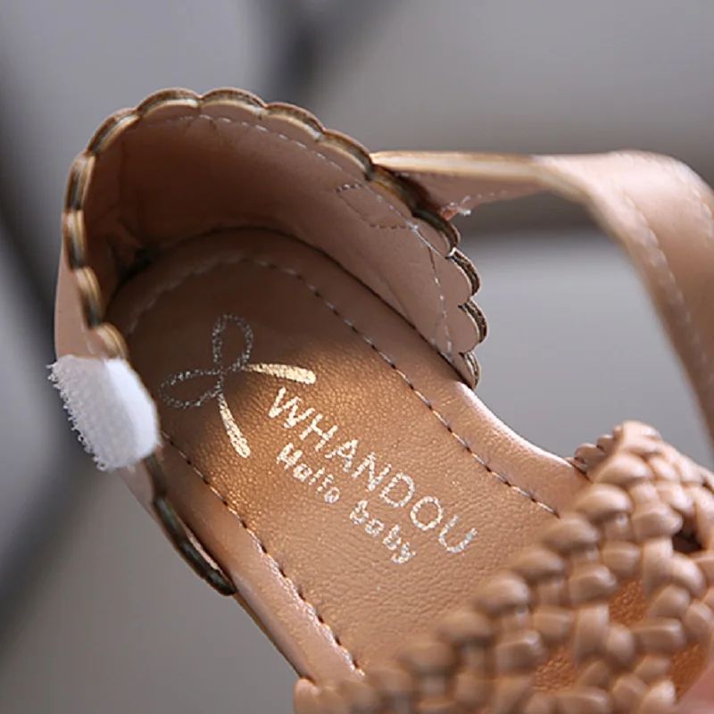 Детские сандалии новинка 2020 летняя обувь для девочек детские однотонные удобные