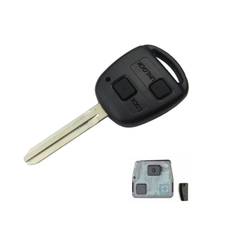 

Car key 2 button Remote Key 434MHz 315mhz 4d67 chip For Toyota Avensis Kluger Prado120 Tarago