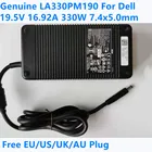 Подлинный адаптер переменного тока LA330PM190 19,5 в 330 а Вт DA330PM190 для Dell ALIENWARE R1 R3 R5 M17X M18X X51 ADP-330AB B D зарядное устройство