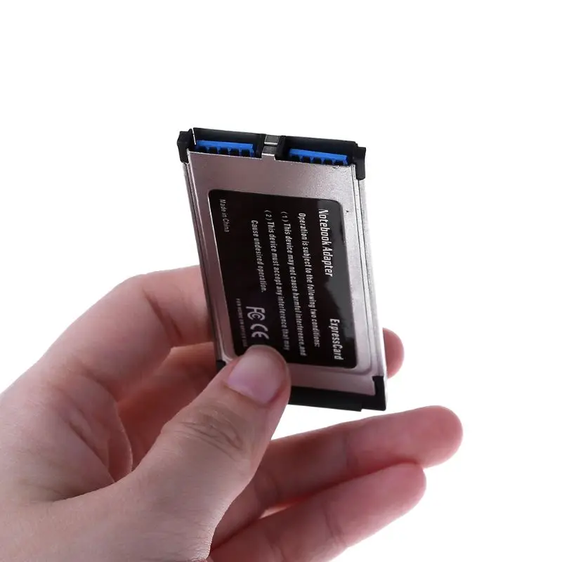 2020 Новый 2-портовый USB 3 0 Express Card ExpressCard 34 мм/54 мм скрытый адаптер для ноутбука |