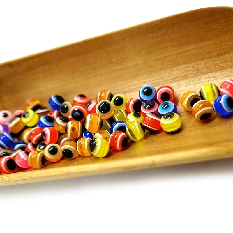 Бусины для рыбалки 50 шт./лот рыболовный глаз 6 мм 8 пять цветов снасти Каролины