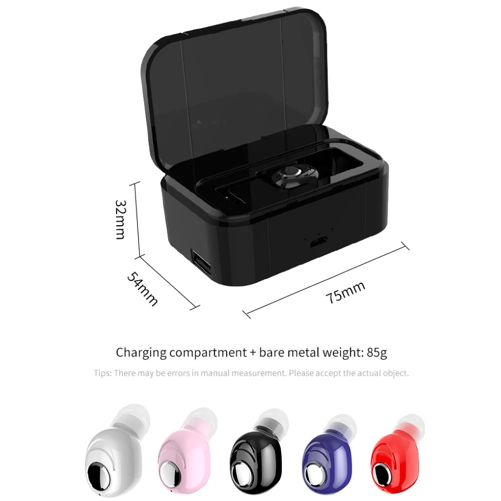 L16 портативные беспроводные наушники с одним правом ухом Bluetooth 5 0