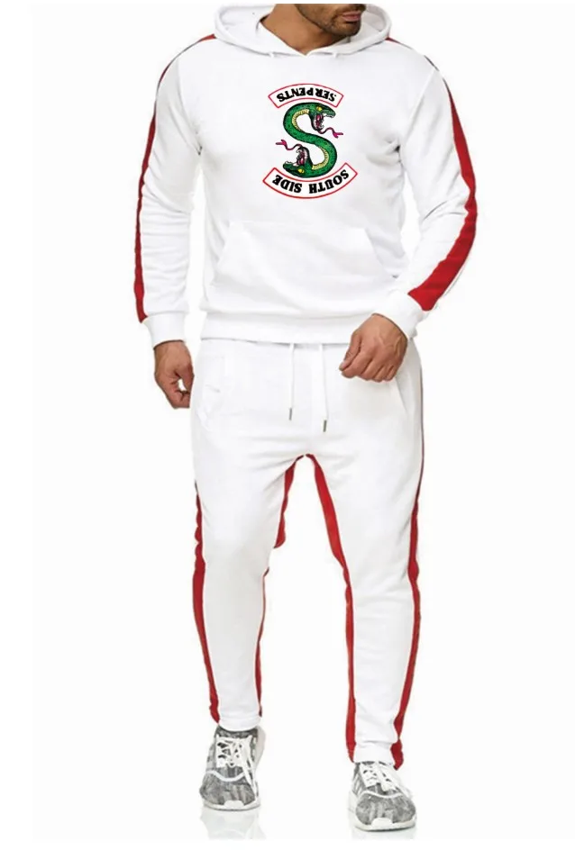 Новый брендовый мужской и женский свитер с капюшоном принтом + брюки осенний