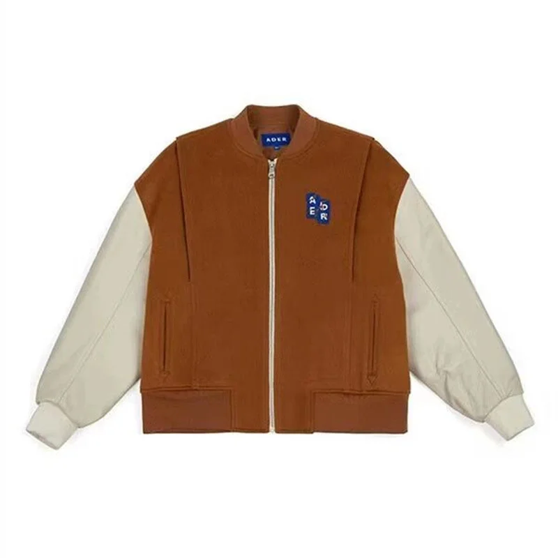 

Letter Split Embroidered ADER ERROR Jacket Men Women Woolen Coat 6th Anniversary Adererror Jackets clothing
