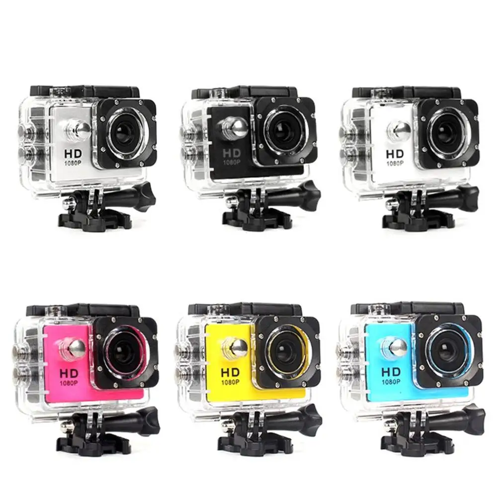 

Action Camera Plastic 30M Waterproof Go Diving Pro Sport Mini Dv 1080P Video Camera Bike Helmet Car Cam Dvr