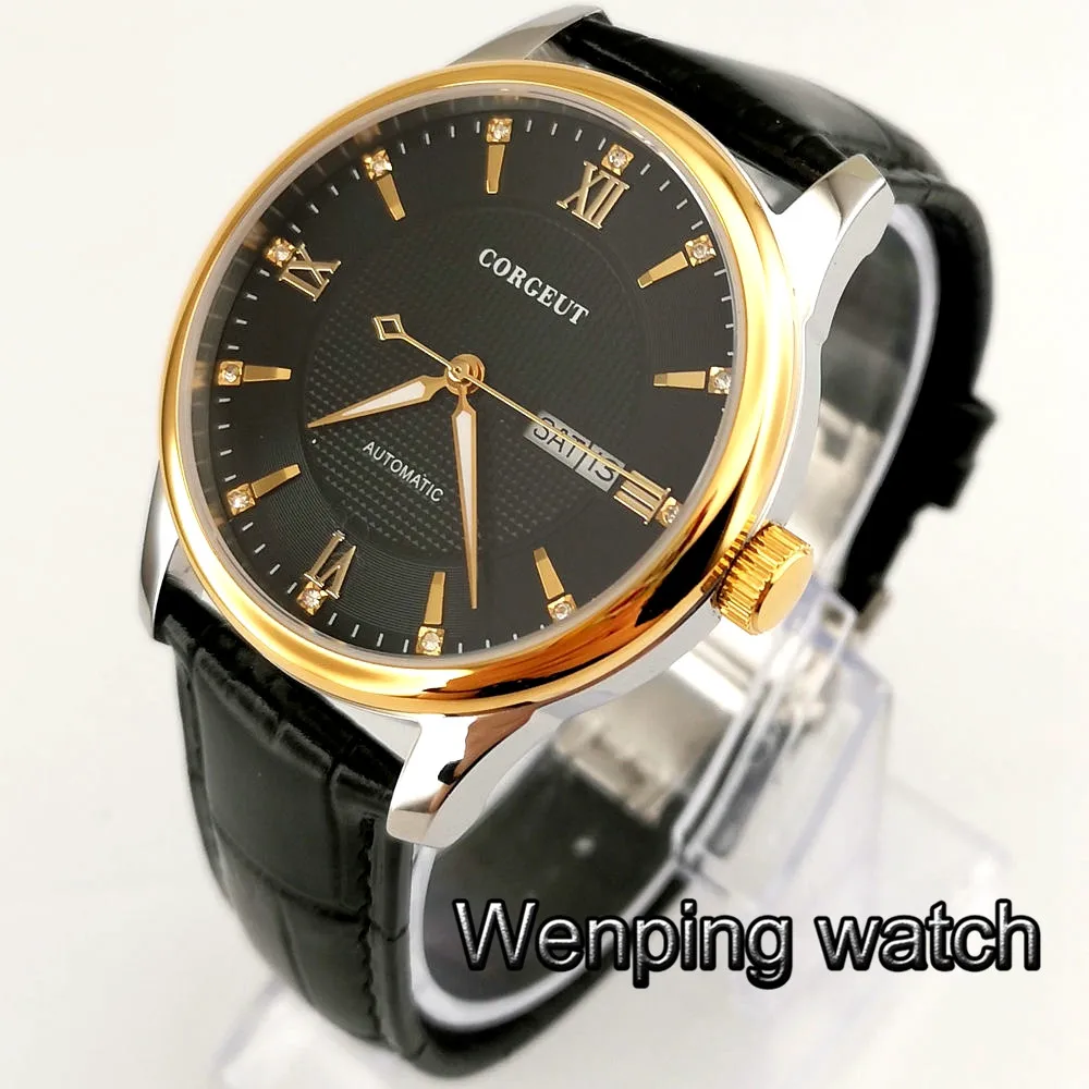 

Часы мужские механические с автоподзаводом, 40 мм, с сапфировым стеклом