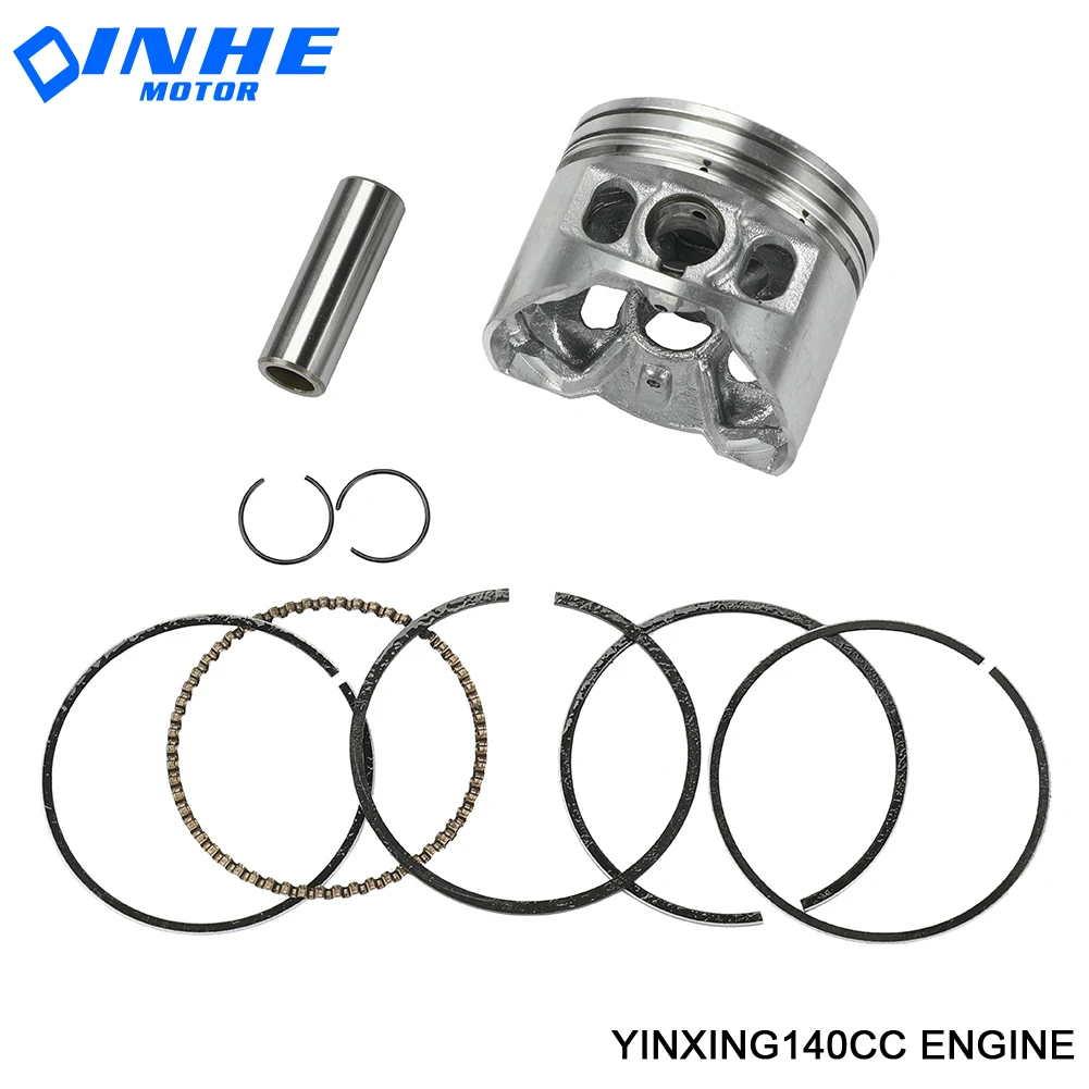 

56mm Piston Piston Rings kit For 56mm Bore YinXiang YX 140cc 150cc 1P56FMJ Horizontal Engine Dirt Pit Bike Atv Quad Parts