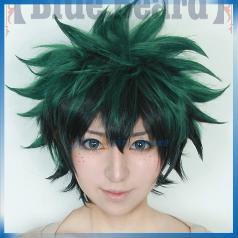 Парик для косплея My Boku no Hero моя геройская Академия Izuku Midoriya термостойкие