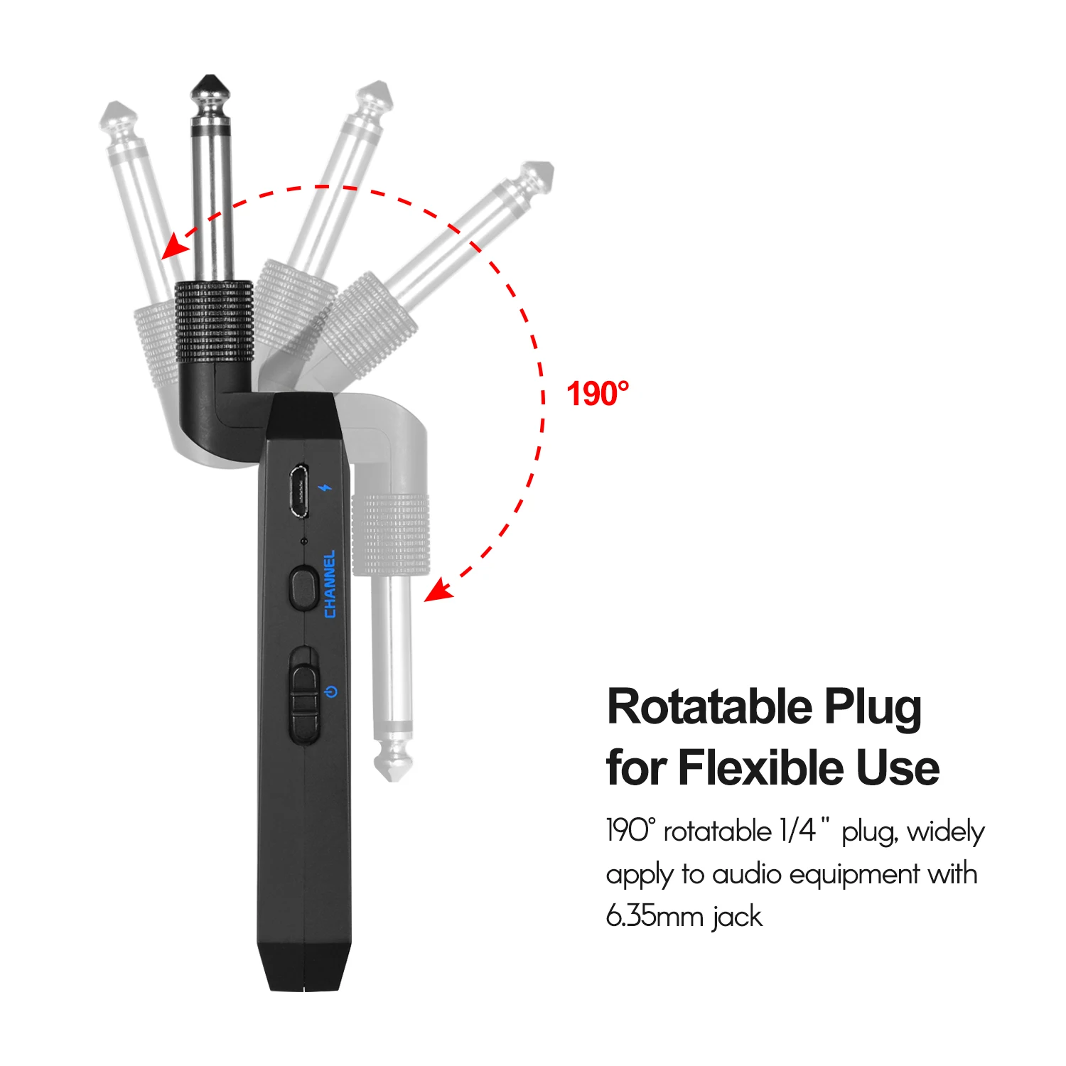 ammoon am 5g drahtlose 58g gitarre system audio sender und empfänger ism band für elektrische bass gitarren verstärker werkzeuge free