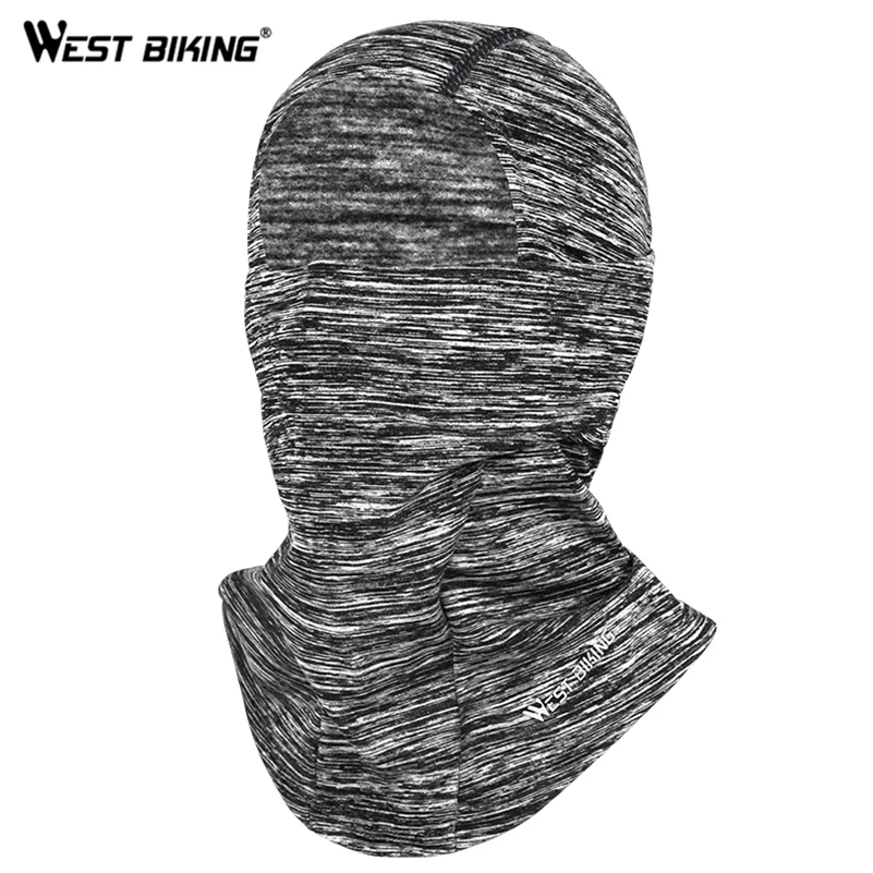 WEST BIKING, зимняя велосипедная маска для лица, теплая флисовая велосипедная маска, лыжный щит сноуборд, шапка, Балаклава, капюшон, маска для лица - Цвет: Gray