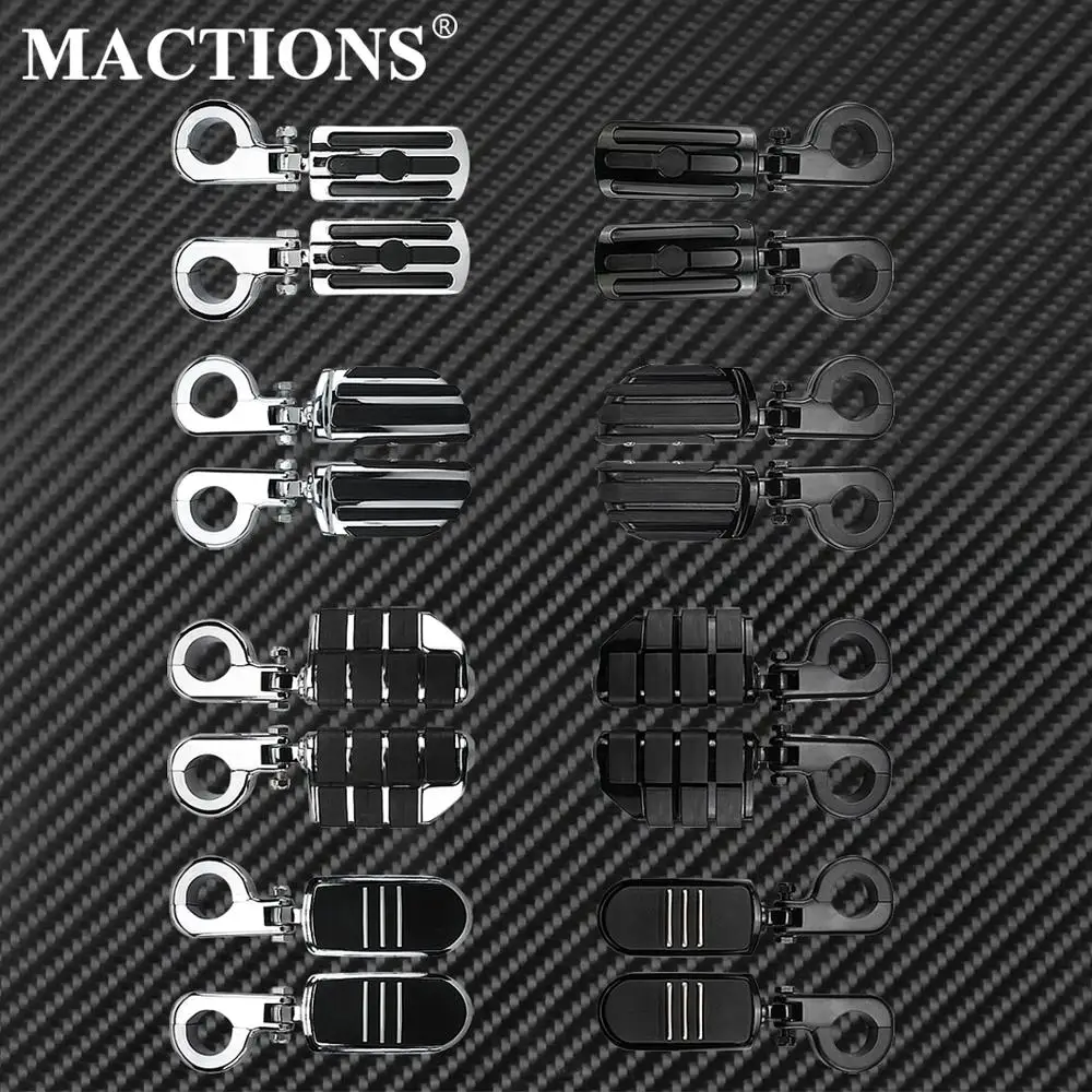 

Universal 1.25'' 32mm Engine Guard Crash Bar Highway Pegs Footpeg &Mount Clamps For Harley Sportster XL883 Softail Dyna Touring