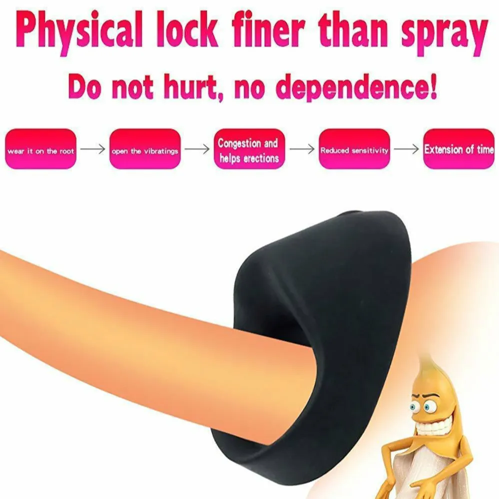 Силиконовый 20 Мощный вибратор YEAIN кольцевой усилитель секс игрушки для мужчин