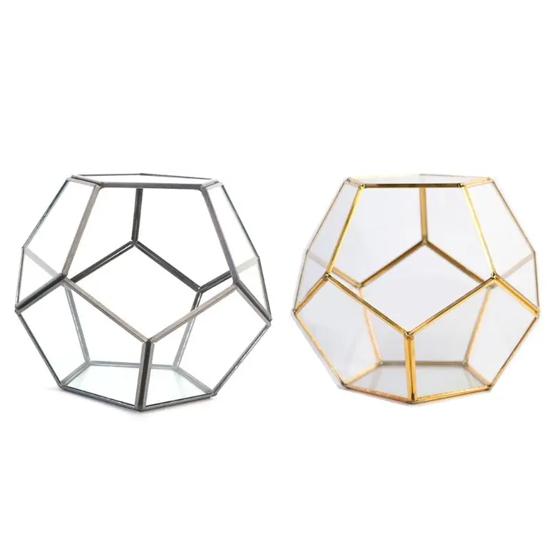 Антикварная шкатулка для украшений латунный стеклянный контейнер террариума