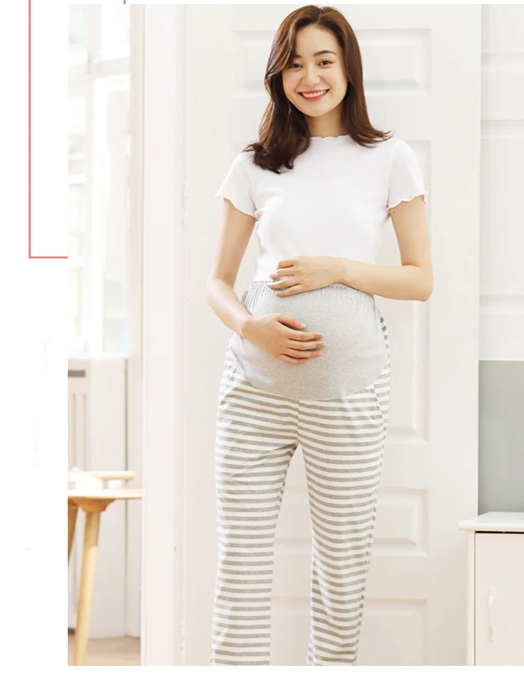 Mutterschaft Warme шланг feur Schwangere Frauen Schwangere Hosen Schwangerschaft Kleidung fruhling Sommer Mutterschaft Hohe T