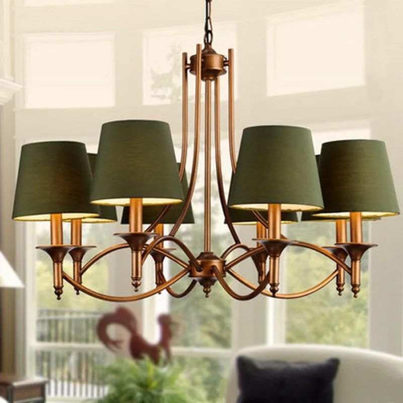 

Contemporary Chandelier, Modern American Style Dining Room Lighting Fixture Pendant Lamp Light for Bedroom Living Decor