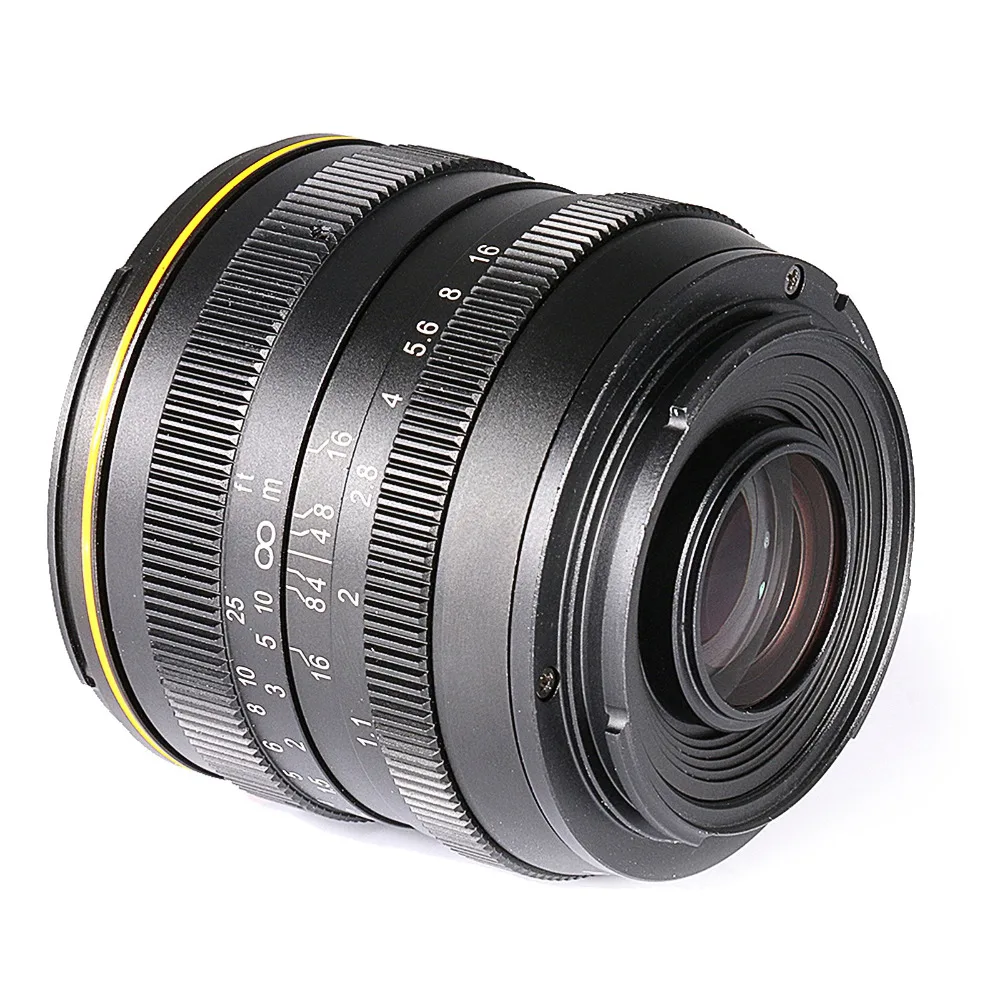Новый стиль Kamlan 50mm F1.1 APS C супер Большая диафрагма ручной фокус объектив для Fujifilm FX