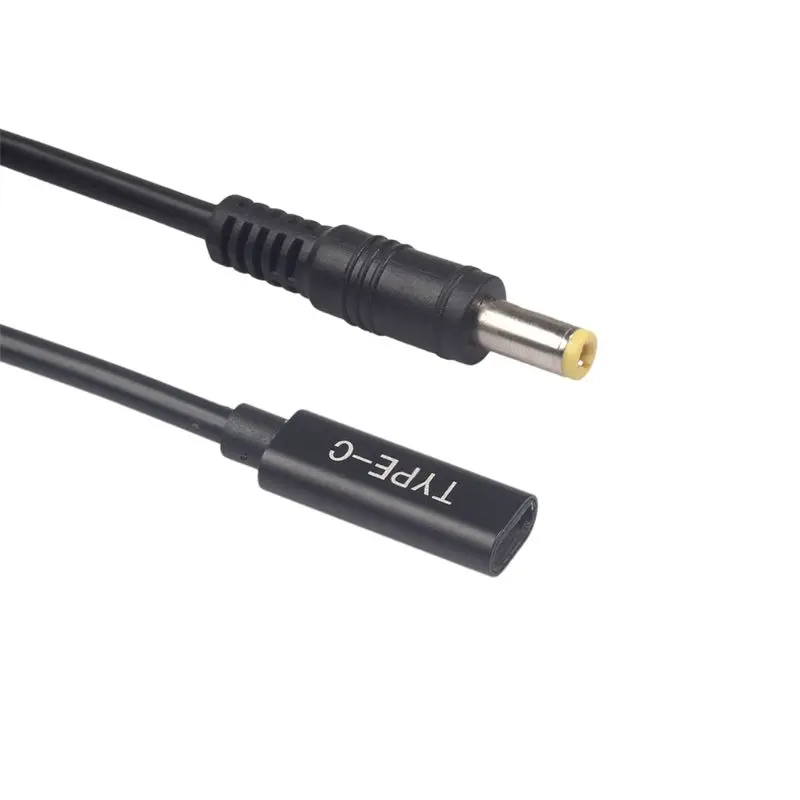 

Type-c Female to 5.5mmx2.5mm Male Adapter Power Cable with PD Chip for Laptop PC