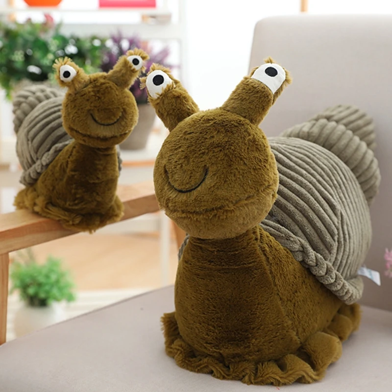 

28/40cm Cute Snail Plush Doll Stuffed Animal Soft Cuddly Toy Sofa Car Sleeping Pillow Kids Bedroom Decora Children Birthday Gift