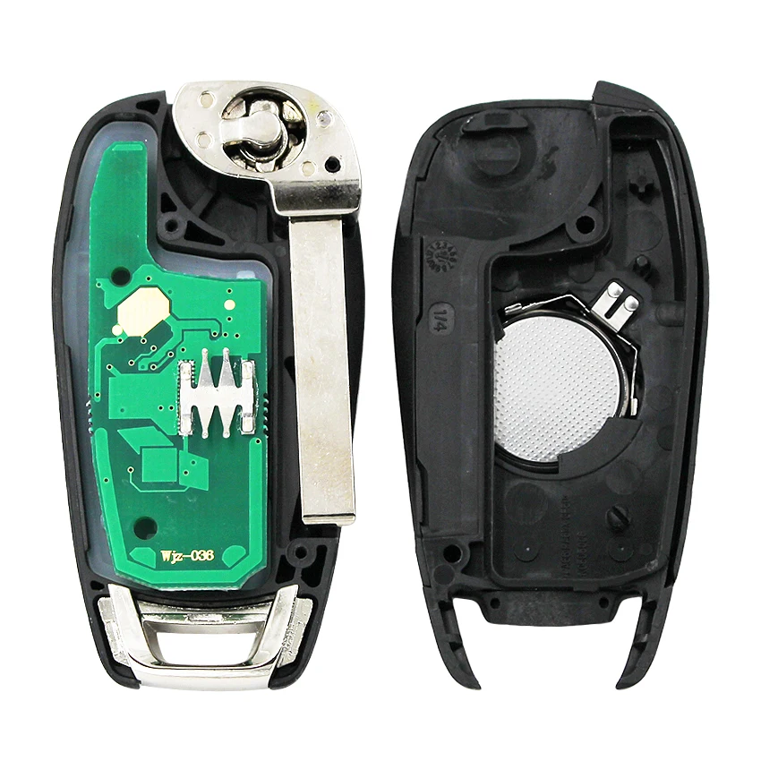 Новый стиль модифицированный Автомобильный ключ-раскладушка с 4 кнопками для