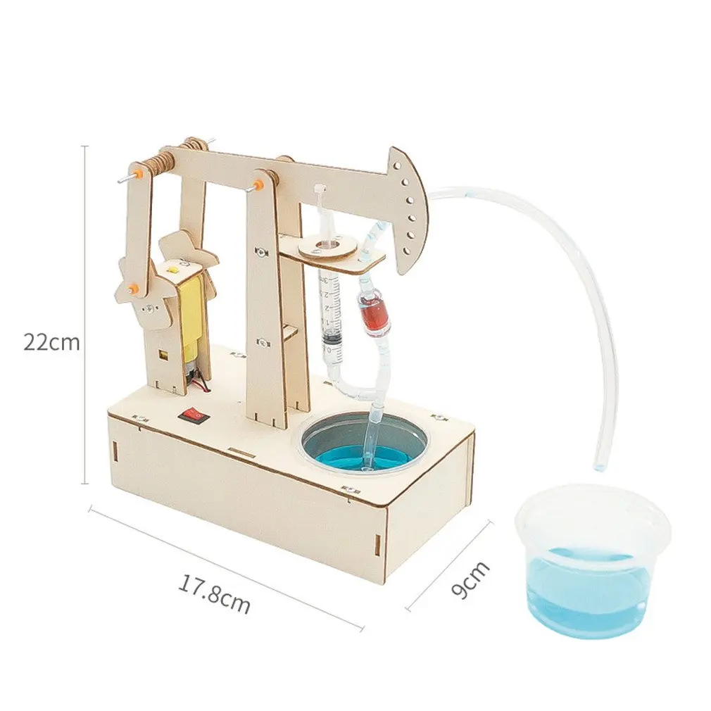 

Experimental Pumping Engine Educational STEM Learning Toy DIY Toys Technology Pumping Unit Educational Supplies