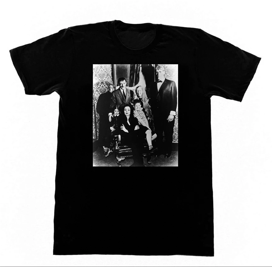 Семейная рубашка с надписью The Adams T10 футболка рисунком из мультфильма ужас ТВ