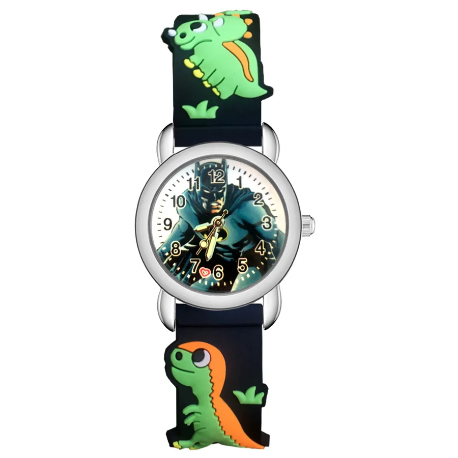 

Children's Cute Cartoon Style Student Boy Girl Kids Silicone Strap Quartz Wrist Watches JP20