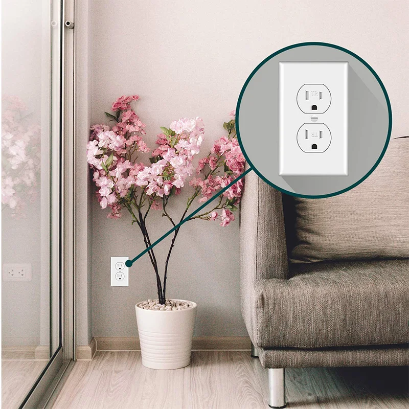 Набор настенных пластин дуплексная крышка сосуда Небьющийся карбонатный