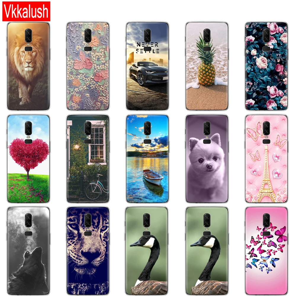 Мягкий силиконовый прозрачный чехол для телефона из ТПУ Oneplus 6 One Plus задняя крышка