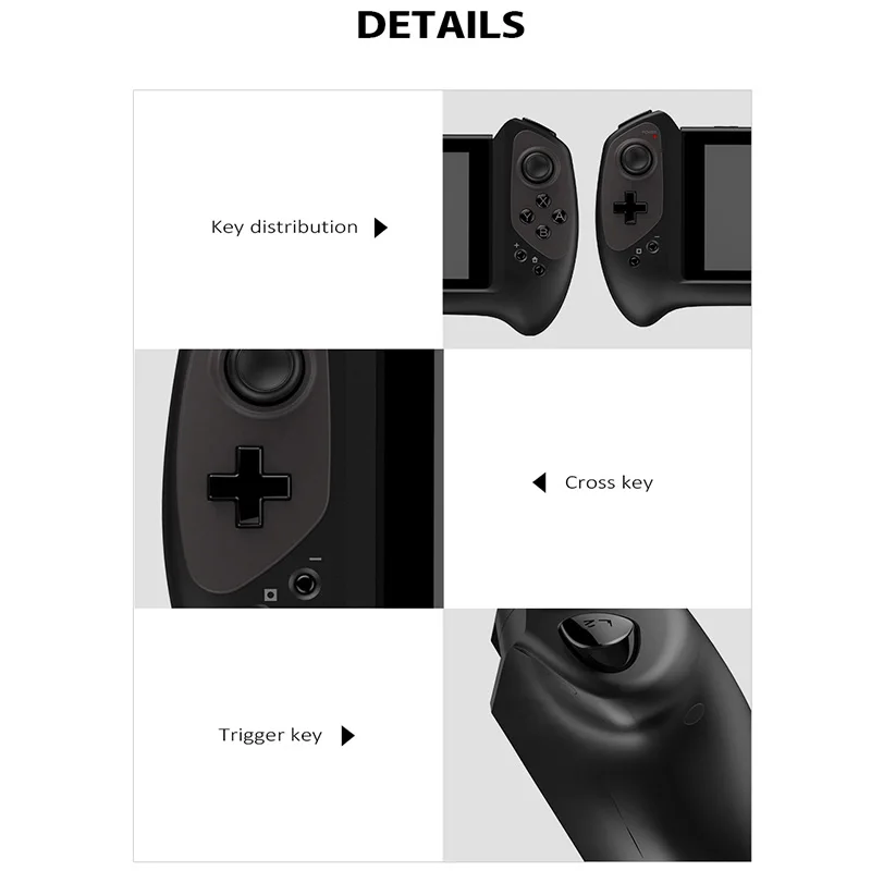 Оригинальный IPEGA PG 9163 Bluetooth игровой контроллер беспроводной джойстик ручка с 3D L3 /