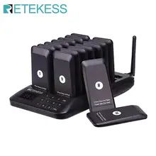 Retekess TD157 пейджер ресторан Беспроводная система вызова 16