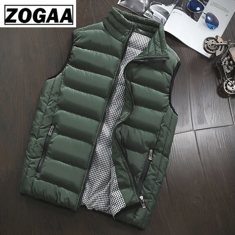 ZOGAA корейская мода мужская одежда жилет мужской новый стильный 2019 весна осень