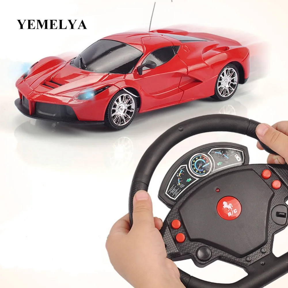 Беспроводной красный гоночный 1:24 мини RC автомобили Дрифт машина на пульте дистанционного управления игрушки для детей мальчик подарок маленький трюк управляемый автомобиль