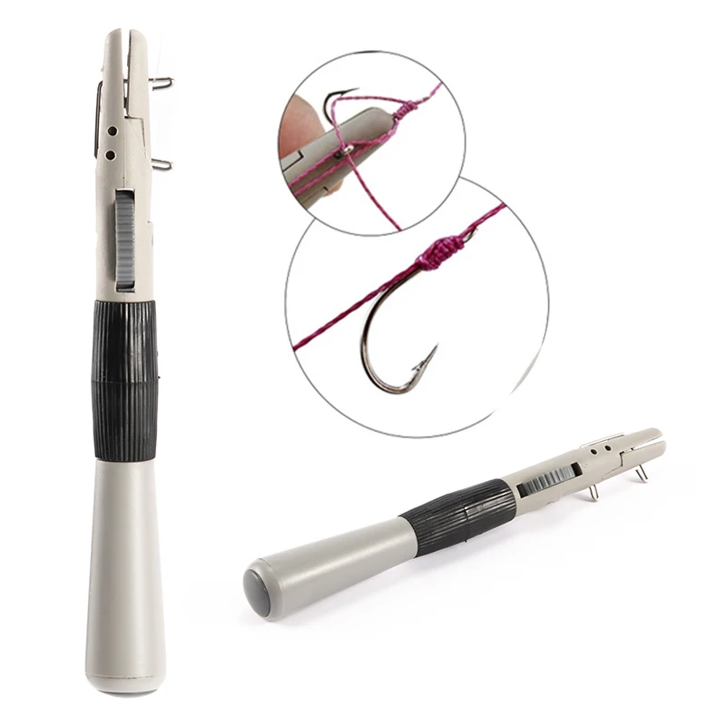 

1PC Fish Hook Wire Knotter ABS Tie Hook Manually Fish Hook Wire Knotter Line Fishing Tackle Fast Tying Knot Tool