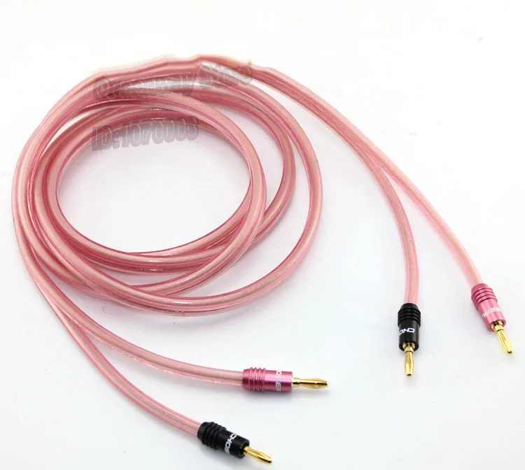 2 5 квадратный кабель для динамика с банановым штекером HiFi hi-end hiend DIY медный