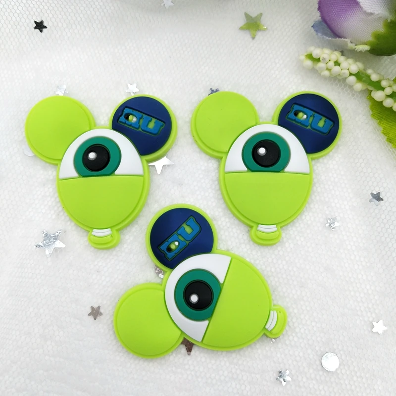 

10pcs/lot CuteMickey personality balloonrubber cartoon flatback DIY hair bow accessories shower decoration Center Crafts