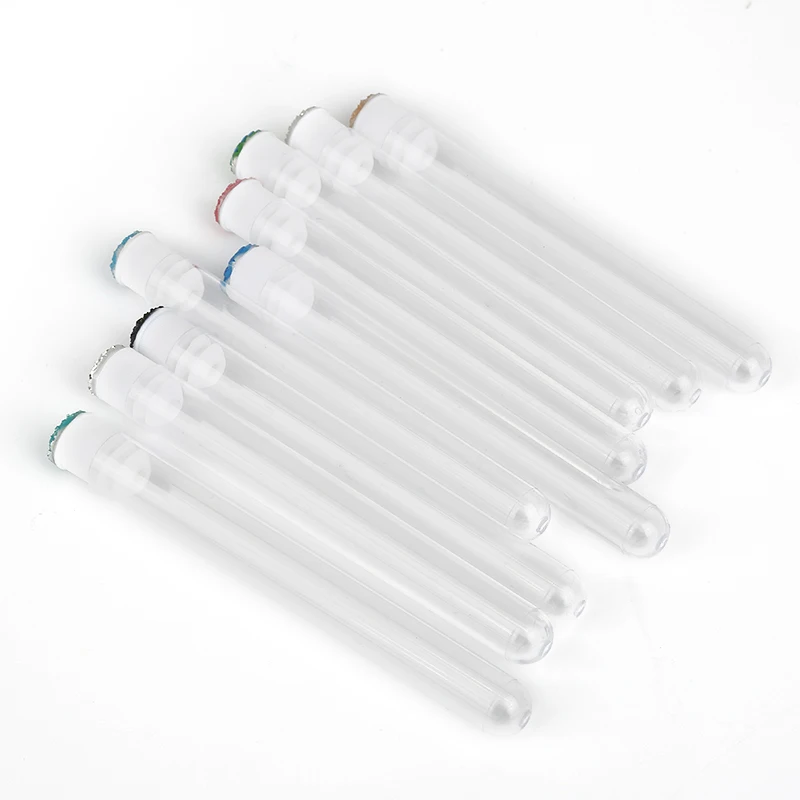 

10pc NEW Eyelash Extender Disposable Eyebrow Brush Separate Tube Design Charming Diamond Bottom Mascara Stick Applicator