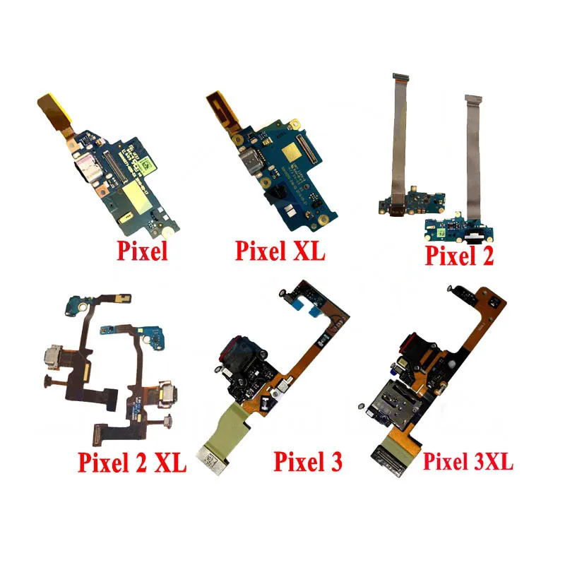 AAA+ Gtade Charging Port Flex Cable For Google Pixel 2 3 XL USB Charger Dock Connector PCB Board Replacement 100% Detection | Мобильные
