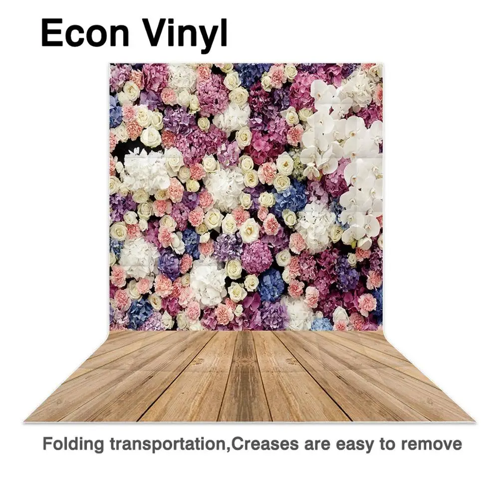 Студийный фон для фотосъемки Allenjoy с изображением цветов стены свадьбы детей