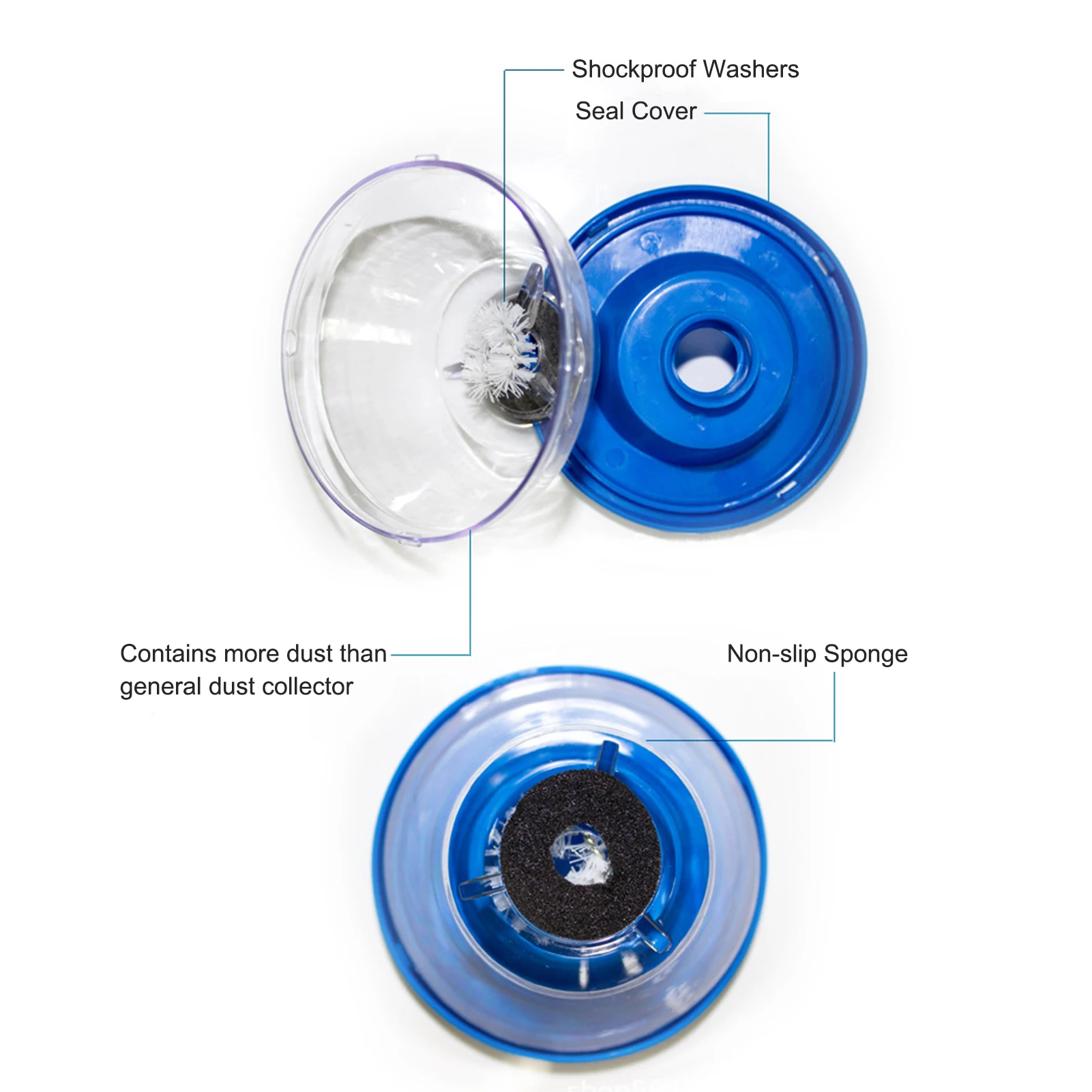 

Drill Dust Cover Ash Bowl Impact Hammer Collector Electric Dust Bowl for Drill Shockproof Dust Catcher Must-Have Home Accessory
