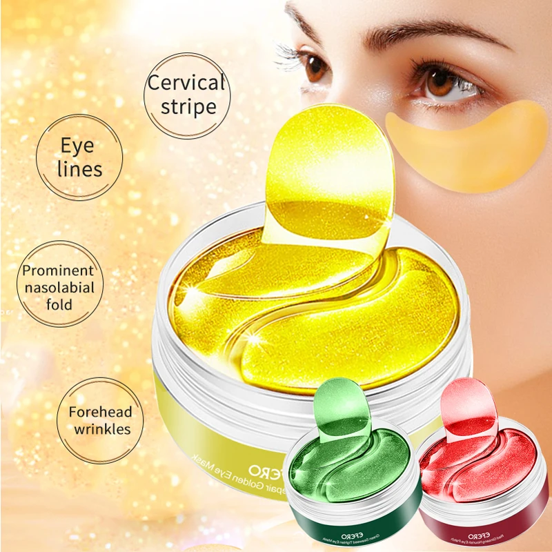 

EFERO 90/100pairs Collagen Crystal Eye Masks Eye Gel Patches Dark Circles Remove Anti-wrinkle Anti Aging Moisturizer Cosmetics