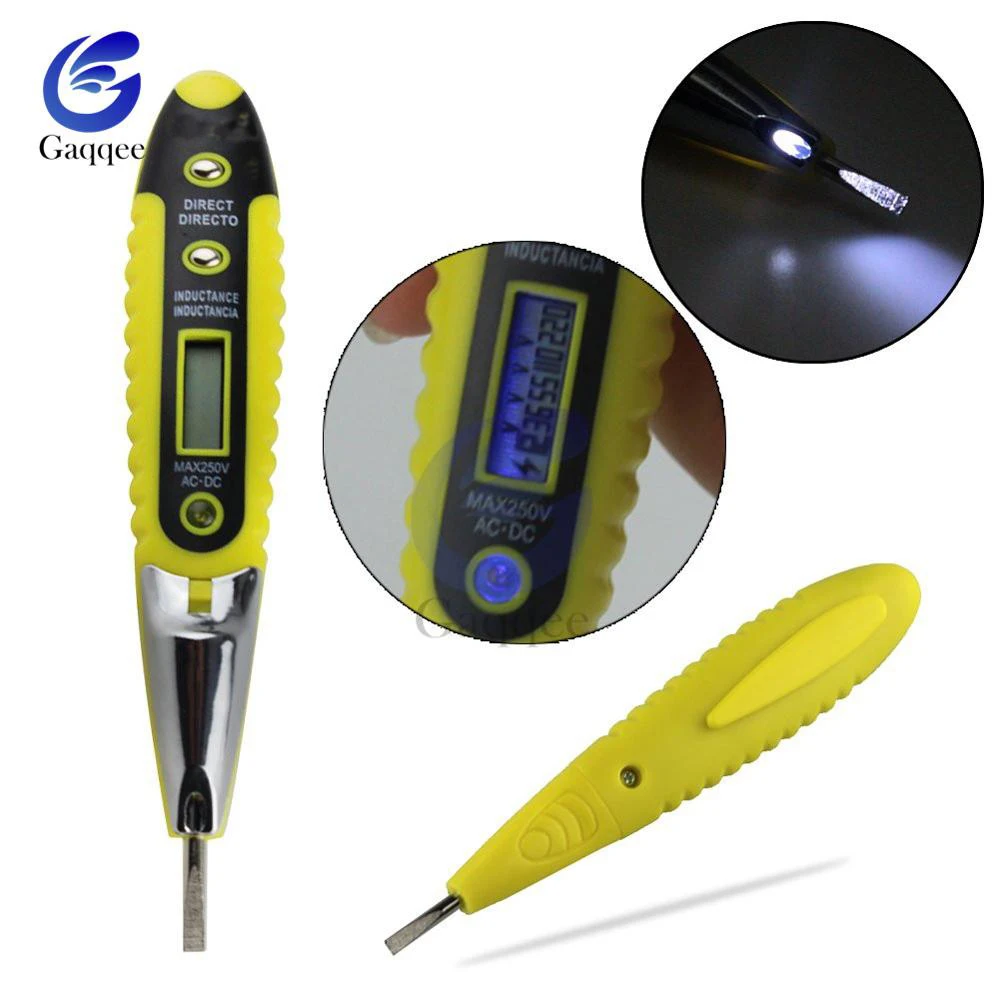 Цифровой тестовый карандаш многофункциональный er 12 250 В переменного тока